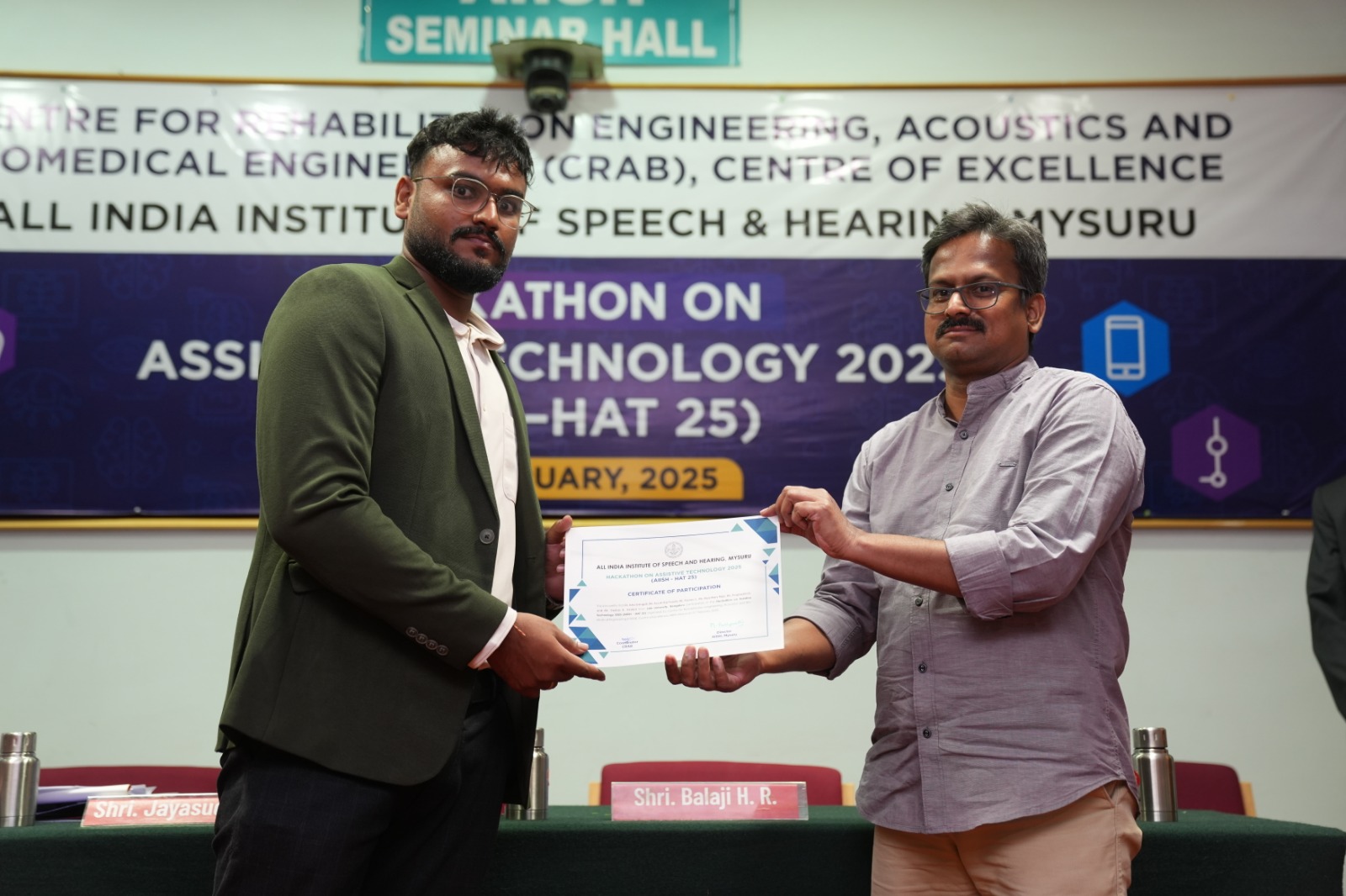 7. AIISH - Hackathon on Assistive Technology, Mysuru